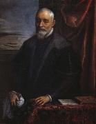 Domenico Tintoretto Official portrait Spain oil painting artist